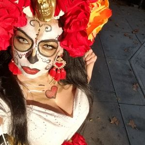 DAY OF THE DEAD HEADPIECE